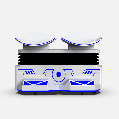 9D VR Slide Cinema Podwójne Siedzenie Symulator VR z Okularami Deepoon E3C  Wciągająca Jazda VR dla 2 Graczy z Platformą Ruchu 3DOF, Ponad 80 Filmów VR 360°, Efekty Natrysku Powietrza i Wibracji dla Salonów Gier, Centrów Handlowych, Parków Tematycznych