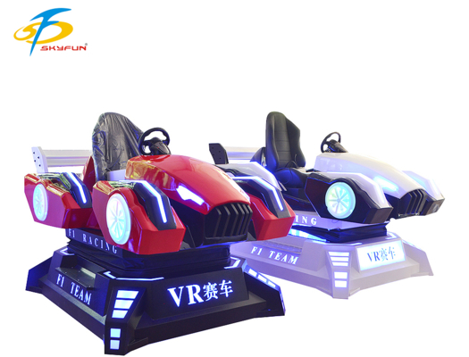 Super Racing VR Car Simulator 9D Motion Driving Experience z rotacją 360°, 22-calową konsolą dotykową, kierownicą Logitech i okularami Deepoon VR