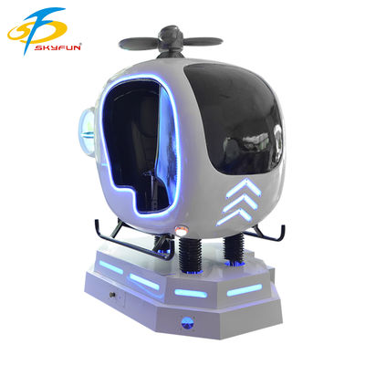 9D VR Airplane Flight Simulator – Interactive Helicopter & Airplane VR Game, Multi-Degree Motion, Joystick Control, High-Definition VR Experience for Arcades