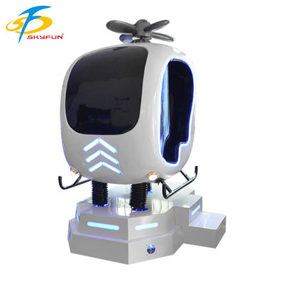 9D VR Airplane Flight Simulator – Interactive Helicopter & Airplane VR Game, Multi-Degree Motion, Joystick Control, High-Definition VR Experience for Arcades