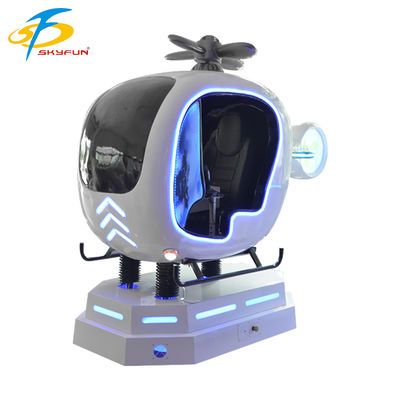 9D VR Airplane Flight Simulator – Interactive Helicopter & Airplane VR Game, Multi-Degree Motion, Joystick Control, High-Definition VR Experience for Arcades
