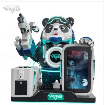 VR Panda Soldier – Najnowocześniejsza interaktywna maszyna do strzelania VR z 7 grami, dozownikiem zabawek, obsługą wielu płatności i konfigurowalnym designem Pandy dla salonów gier