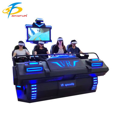 9D VR 4-miejscowe kino ️ Wieloosobowy Immersive VR Theater z 100+ filmami i 15 interaktywnymi grami, Deepoon VR Glasses