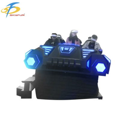 9D VR 6-miejscowy krzesło kinowe Simulator VR dla wielu osób z ponad 100 filmami, 15 interaktywnymi grami, okulary Deepoon VR