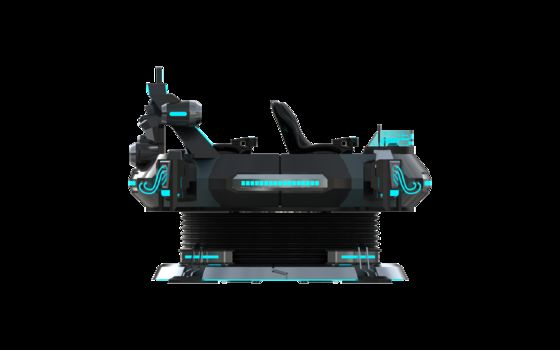 Zindywidualizowany FUN UFO 5 Seat VR Cinema Simulator. Multiplayer 9D VR Motion Ride z okularami DPVR, 32-calowym monitorem, niezawodnym Sempre Wire Loop i dużym systemem ruchu