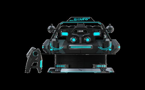 Zindywidualizowany FUN UFO 5 Seat VR Cinema Simulator. Multiplayer 9D VR Motion Ride z okularami DPVR, 32-calowym monitorem, niezawodnym Sempre Wire Loop i dużym systemem ruchu