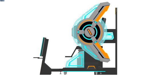 FUN Cinema 4 Seat VR Cinema Simulator. Multiplayer 9D VR Motion Ride z dużym ekranem z przodu, projektem splicingowym, okularami DPVR i dynamicznymi efektami specjalnymi