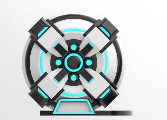 Zabawna maszyna czasu 2-miejscowy symulator kina VR. ∙ Crank Motion, design z włókna szklanych, podwójne siedzenie dla rodziców-dzieci lub par, 56 gier, DPVR E3-S i 44-calowy monitor dotykowy