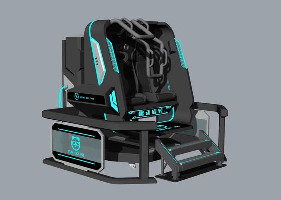 Zabawny wirtualny symulator wirtualny z rotacją gwiazdy 2 miejsca. 360° nieskończona rotacja, kompaktowy design, 20 gier z efektami specjalnymi, okulary DPVR E3S i 32-calowy monitor