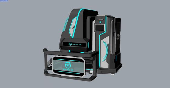 Zabawny wirtualny symulator wirtualny z rotacją gwiazdy 2 miejsca. 360° nieskończona rotacja, kompaktowy design, 20 gier z efektami specjalnymi, okulary DPVR E3S i 32-calowy monitor