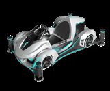 Symulator samochodu wyścigowego FUN 4 DOF | Ruch w 4 osiach, ultra-duży zakrzywiony ekran LCD, kierownica Logitech G29, 5 gier, monitor 42 cale – Producent SKYFUN