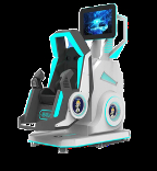 Zabawny Obrotowy Symulator VR Gwiazda 1-osobowy 360° | Nieskończony Obrot, Kompaktowa Konstrukcja, 20 Gier z Efektami Specjalnymi, Gogle DPVR E3S i 32-calowy Monitor – Producent SKYFUN