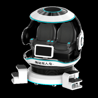Zabawny Panda 2 Seat VR Cinema Simulator. Dzieciom przyjazny projekt Panda, ponad 20 specjalnych gier, bezpieczne siedzenia wyścigowe, okulary DPVR i efekty ruchu