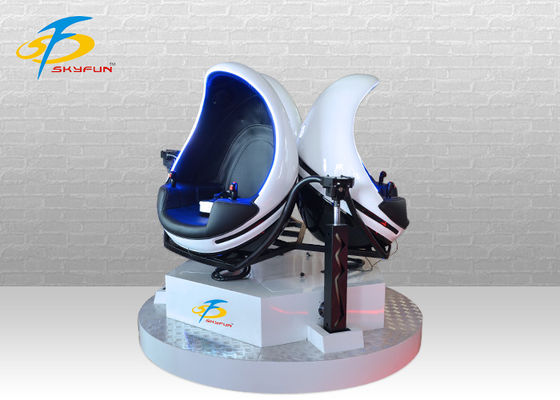 SKYFUN VR Egg Chair + 9D Triple VR Pod With Immersive Shooting Game