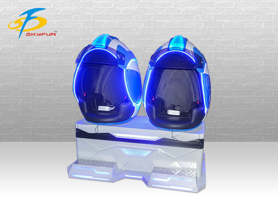 Atrakcyjne krzesło VR Egg / dwaj gracze Kino jajeczne VR o różnych treściach