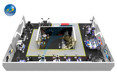Symulator ruchu wirtualnej rzeczywistości o powierzchni 300 metrów kwadratowych Jedno rozwiązanie dla parku rozrywki